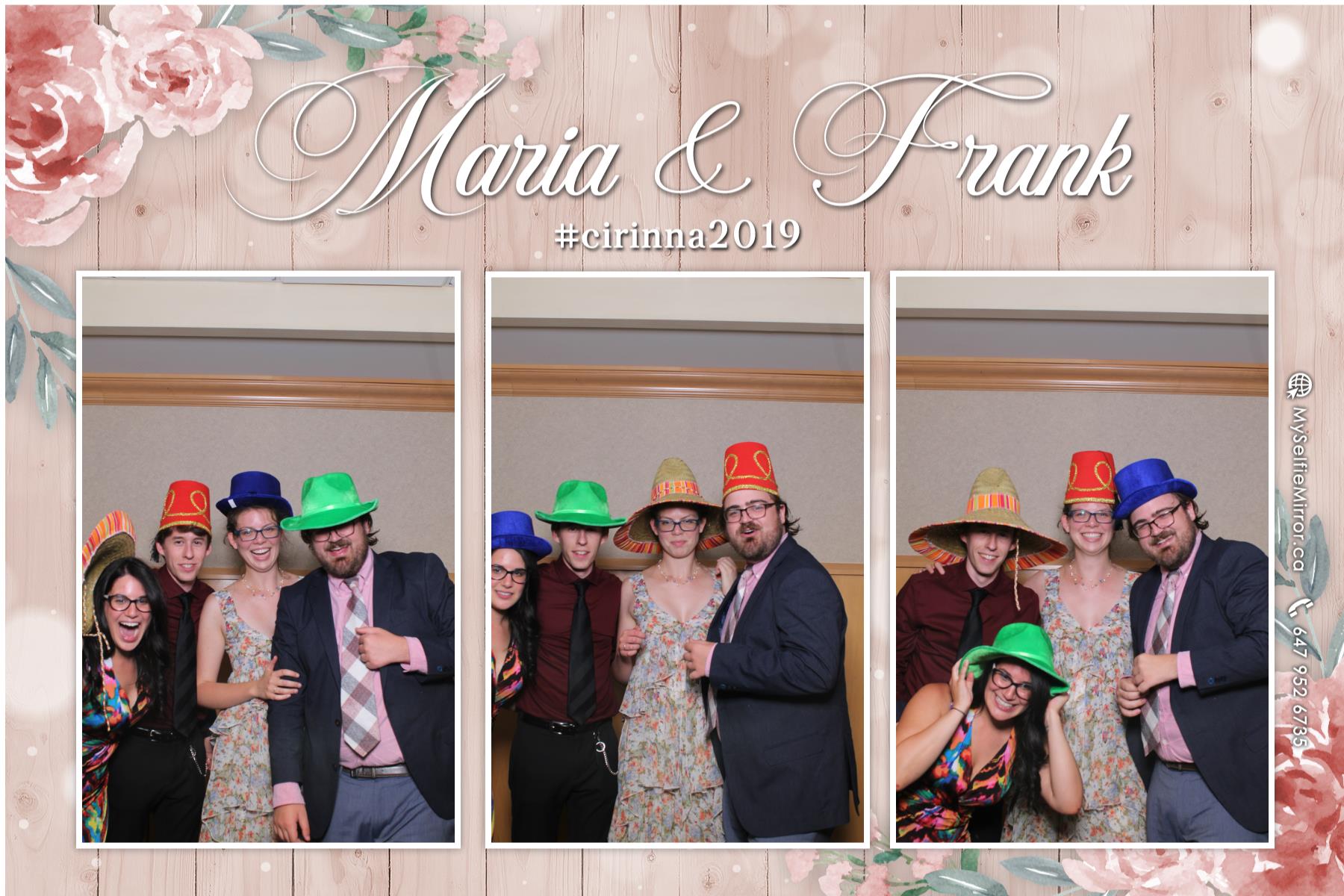 Wedding of Frank and Maria  | View more photos from the event at gallery.myselfiemirror.ca/u/romanmyselfiemirrorca/Wedding-of-Frank-and-Maria